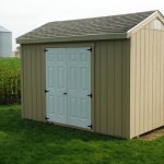 8x12 Gable 7' walls side entry Janesville WI #2